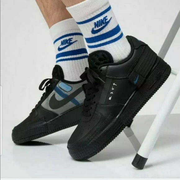 Nike AF1-Type Black Photo Platinum Tint AT7859 001 - Picture 6 of 8